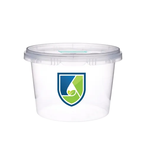 [0644-RSL-25]  Round Snap-Lock Containers - 25pk